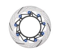 NKURTPC Discos de Freno Delantero Trasero Compatible con Honda FORZA350 NSS350 Forza 350 Disco de Freno de 300 mm Adaptador de radiación de Disco Flotante 2018-2023(Blue)