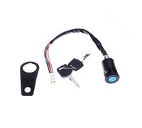 NKURTPC Interruptor de Encendido 1 Juego de Llave de Interruptor de Bloqueo de ignición Universal para Motocicleta con Soporte para 50cc 70cc 90cc 110cc 150cc Cerradura de Motocicleta