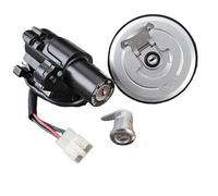 NKURTPC Interruptor de Encendido Ajuste para CB600F CB600F2Y Hornet S 600 2000-2002 Interruptor de Encendido Tapa de Combustible Cerradura de Asiento Cerradura de Motocicleta