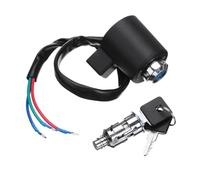 NKURTPC Interruptor de Encendido Compatible con Davidson XL FX Compatible con Sportster Llave de Encendido de 3 Cables Interruptor de Cilindro Interruptor de Bobina Cerradura de Motocicleta