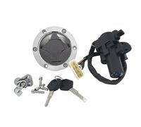 NKURTPC Interruptor de Encendido Compatible con Kawasaki Ninja 300 EX300B ABS 2013-2017 Interruptor de Encendido Tapa de Combustible Llave de Bloqueo de Asiento Cerradura de Motocicleta