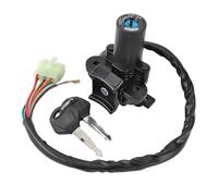 NKURTPC Interruptor de Encendido Compatible con Kawasaki ZR400 XANTHUS ZZR600 ZX6 ZX600E ZXR750 ZX900 Ninja ZX-9R Interruptor de Encendido con Llave Cerradura de Motocicleta