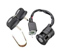 NKURTPC Interruptor de Encendido Compatible con Polaris Sportsman 110 INTL 2017-2024 / Predator 90 2003-2006 Interruptor de Encendido de Motocicleta con Llave 0450549 Cerradura de Motocicleta