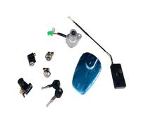 NKURTPC Interruptor de Encendido Compatible con Suzuki GZ150-A GZ 150cc,Interruptor de Bloqueo de ignición de Motocicleta, Juegos de cerraduras de Puerta de Asiento Cerradura de Motocicleta