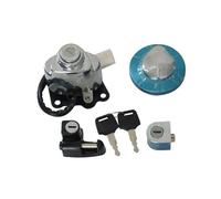 NKURTPC Interruptor de Encendido Compatible con VT600 Shadow 400 750 Interruptor de Encendido de Motocicleta Tapa de Gas Casco Llave de Bloqueo de dirección Cerradura de Motocicleta(Model B)