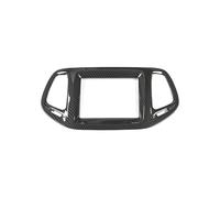 NKURTPC Panel Mandos Consola Central Ajuste para Compass 2017-2020 ABS Interior Consola Central Panel de navegación decoración Cubierta Accesorios de Coche(Carbon Fiber Look)