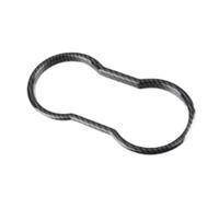 NKURTPC Panel Mandos Consola Central Ajuste para Kuga Escape 2013-2019,Caja de Cambios, Panel de Engranajes, Soporte para Vasos, Pegatina de Cubierta Decorativa(Upholder ABS Carbon)