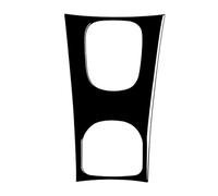 NKURTPC Panel Mandos Consola Central Ajuste para Panel de Cambio de Marchas Clase C W203 2005-2007 con Soporte para Vasos embellecedor Adhesivo decoración Cubierta de Coche(Black 1)