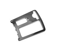 NKURTPC Panel Mandos Consola Central Ajuste para W204 C180 C200 C220 W207 E W212 E260 Consola Central de Coche Soporte de reposabrazos Panel de persiana Enrollable(Model A Carbon Fiber)