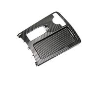 NKURTPC Panel Mandos Consola Central Ajuste para W204 C180 C200 C220 W207 E W212 E260 Consola Central de Coche Soporte de reposabrazos Panel de persiana Enrollable(Model C Carbon Fiber)