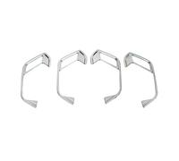 NKURTPC Panel Mandos Consola Central Apto para Q3 F3 2019 2020 2021 2022 2023 Car Styling Interior Door Handle Cover Trim Frame Sticker Interior(Crystal)