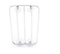 NKURTPC Soporte de Estante para Portaequipajes Portaequipajes para depósito de Motocicleta, Compatible con Bonneville CB1100 T100 120 Interceptor 650 Bobber, Compatible con Triumph(Silver Polished)