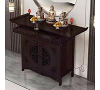 NKWVHI Mesa Altar De Bambú para Altar Budista En Casa Estante Altar Budista Santuario Budista Armario Pooja Santuario Personal Mesa Altar Budista Santuarios Budistas Armario (80 * 40 * 100cm)