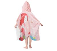 NLAND Toalla Infantil con Capucha Poncho de Baño para Niñas Niños Toalla de Playa Súper Suave Absorbente Secado Rapido Toalla (Sirena Estrella de Mar)