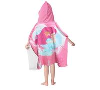 NLAND Toalla Infantil con Capucha Poncho de Baño para Niñas Niños Toalla de Playa Súper Suave Absorbente Secado Rapido Toalla (Sirena rosa)