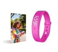 NLCCLTQ Pulsera de alarma vibratoria, reloj despertador silencioso, bandas de cuerda para personas sordas, sin baterías, pulsera Vibro Band para personas que duermen pesadas, amanecer, despertar que
