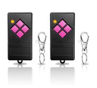 NLDZGA 433,92MHz - Mando a distancia para puerta de garaje para Dickert | Para Dickert MAHS433-01 MAHS433-04 S10-433A1L00 S5-433A2L00,4 Canal Mando a Distancia con 10 Interruptores DIP,2 Pieza