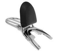 NLELQVZVRM Respaldo Sissy Bar De 180° con Portaequipajes Y Placa Base para VROD V Rod VRSCA VRSCB VRSCD VRSCSE 2002-2006