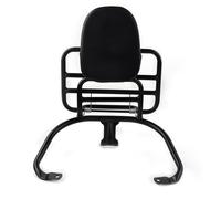 NLELQVZVRM Respaldo Trasero para Pasajero De Motocicleta, Barra Sissy Bar, Portaequipajes con Almohadilla para Piaggio Sprint 150