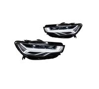 NLEZIZ Faros principales Coche Para A6 C7 2012-2018 12V Coche DRL Lente De | Para A6 C7 2012-2018 12V Coche DRL Lente De Xenón Hid LED Accesorios Automóvil Faro