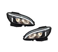 NLEZIZ Faros principales Coche Para C180 C200 W204 2007-2011, Montaje | Faro Delantero De Estilo Coche Para Clase Para C180 C200 W204 2007-2011, Montaje Lámpara Frontal, Luces LED DRL Xenón Con