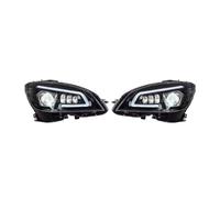 NLEZIZ Faros principales Coche Para C180 C200 W204 2007-2011, Montaje | Faro Delantero De Estilo Coche Para Clase Para C180 C200 W204 2007-2011, Montaje Lámpara Frontal, Luces LED DRL Xenón Con