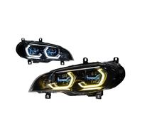 NLEZIZ Faros principales Coche Para X5 E70 2007-2008 2009 2010 2011 2012 | Para X5 E70 2007-2008 2009 2010 2011 2012 2013 Coche LED DRL Lente De Xenón Hid Accesorios Faro