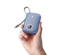 Nllosa Mini Power Bank, 10000mAh Bateria Externa Carga Rapida con 22.5W Cable USB-C, Bateria Portatil Movil Pequeña Powerbank para iPhone 16 15 Samsung Xiaomi Android etc