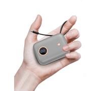 Nllosa Mini Power Bank, 10000mAh Bateria Externa Carga Rapida con 22.5W Cable USB-C, Bateria Portatil Movil Pequeña Powerbank para iPhone 16 15 Samsung Xiaomi Android etc