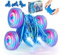 NLMWTI Coche Teledirigido, 2.4Ghz 4WD Coche AcrobáTico RC Monster Truck Camiones 360 Grados De RotacióN, Juguete Niño Regalo 3 4 5 6 7 8 9 12 Años Regalo Cumpleaños/Navidad