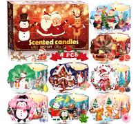 NLMWTI Regalo de Velas Perfumadas, Juego de 8 piezas Vela Aromática Regalo de Velas de Aromaterapia Cera de Soja Natural, Juego De Velas Perfumadas para Mujeres [Clase de eficiencia energética A]