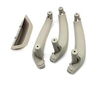 NLNGNZBZTP Juego de maNinjas puerta y reposabrazos Para X3, X4, F25 F26 (2010-2016, volante a la izquierda) Cubierta Decorativa Manija Interior Puerta( Oyster)