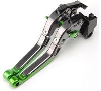 NLNGNZBZTP Palancas freno motocicleta Para Suzuki GSF 1200 Bandit from 1996 to 2000 Palancas De Embrague Freno Motocicleta Extensibles Plegables Ajustables(Green)