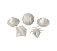 NLNKDTDPAK 10/20/50 piezas de clips ajuste puerta exterior coche tira parachoques moldura plástico remaches retenedores aptos for Citroen C2 C3 apto for Peugeot 206 207(20 pieces)