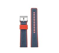 NLNKDTDPAK Ajuste for Breitling Avenger Blackbird Professional Endurance Super Ocean Series Nylon + correa de suela de goma pulsera de 22mm(8020 11,22mm)