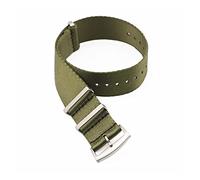 NLNKDTDPAK Banda de reloj de nylon OTAN Correa 20 mm 22 mm reloj de relojes genérico cinturones de asiento del cinturón de reemplazo de los accesorios for hombres(Army Green,22mm)