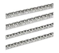 NLNKDTDPAK Cadena de transmisión Industrial 1 metro, cadena rodillo transportador paso corto acero inoxidable 304, 04C 05B 06B 08A 08B 10A 12A(08A-1 Chain)
