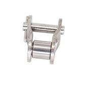 NLNKDTDPAK Cadena de transmisión rodillos paso corto acero inoxidable 304, 1,5 M, hebilla unión, cadena Industrial 04C 05B 06B 08B 10B 12B 16B(Half Buckle,06B-1)