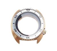 NLNKDTDPAK Caja de oro rosa 45 mm Resistente al agua hasta 200 m Cierre rosca Cristal zafiro Apto for Japón NH35 NH36 for Big Abalone SK007(A-20,Ore glass)