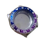 NLNKDTDPAK Caja de reloj acero inoxidable 41,5 mm for bisel y sombra interior negra SKX007 S Crown, caja apta for movimiento NH35 NH36 4R(03)