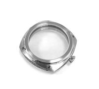 NLNKDTDPAK Caja de reloj pulida y tallada 45 mm, caja 6497 cepillada, apta for movimiento mecánico ETA 6497/6498, accesorios actualización acero 316L(Brushed)