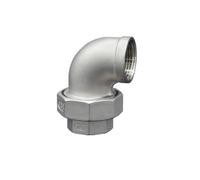 NLNKDTDPAK Codo de unión roscado hembra BSP 1/4'' a 2'' acero inoxidable 304 DN8 - DN50 for tuberías agua(1/2")