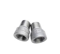 NLNKDTDPAK Conector de unión reductora for tubería agua, rosca macho a hembra BSP 1/8'' a 2'', acero inoxidable 304, DN6-DN50(DN40)