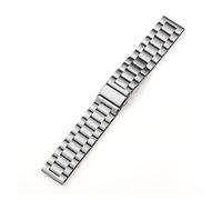 NLNKDTDPAK Correa de metal 44mm 40 mm 41mm reloj de reloj de acero inoxidable 45 mm 7 6 SE 5 4 3 Accesorios de la serie FIT for IWATCH(Silver,16mm)