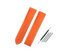 NLNKDTDPAK Correa de reloj de goma de silicona 20 mm 21 mm 22 mm Correa de reloj impermeable de color naranja y azul for hombres Fit for Omega Fit for Seamaster Diver 300 m Fit for Planet Ocean 600 m(