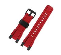 NLNKDTDPAK Correa de reloj goma for hombre apta for Casio Fit for correa G-SHOCK for serie MTG-B2000 negra roja silicona Conector especial 25 mm * 14(Red-black)