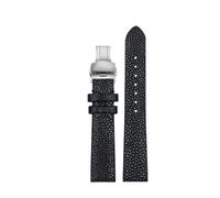 NLNKDTDPAK Correa de reloj piel pez perla adecuada for Longines Fit for FIYTA/Fit for EBOHR 718864 718964 718874 Cadena for mujer Rojo 16 mm(Black sk bk)