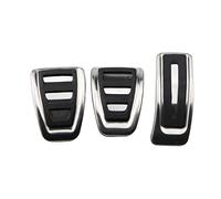 NLNKDTDPAK Cubierta de pedales coche acero inoxidable compatible for Audi A6 A6L S6 4G A7 S7 C7 A8 S8 4H 2010-2015 LHD RHD(MT LHD Without Rest)