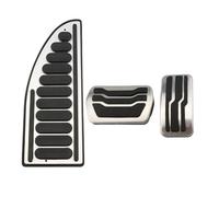 NLNKDTDPAK Pedales de acelerador coche, juego pedales freno, cubiertas, cubierta reposapiés embrague, apto for Ford Kuga II for Escape 2013-2022, piezas(AT With Rest)