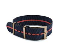 NLNKDTDPAK PREMIUM OTAN ZULU RELOJ DE RELOJ DE LA CORREA DE RELOJ DE NYLON DE 20 MM 22 mm Pulsera de reemplazo Straps FORT-UDOR BLACK BAY OTAN WATCH BANDS(New Black Blue Red)